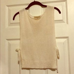 Knit Tank with Knot Sides